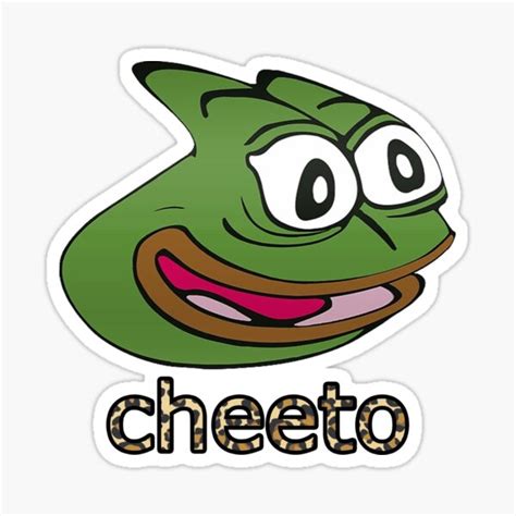 "Pepega cheeto (xQc)" Sticker for Sale by TriHard7 | Redbubble