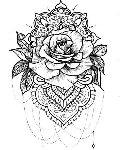 Desenhos De Rosas Para Imprimir Tatoo Realistas Pintura Em Tecido