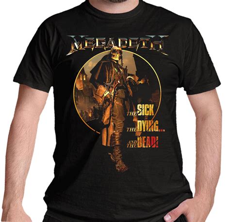 Megadeth T Shirt The Sick The Dying And The Dead New And Official