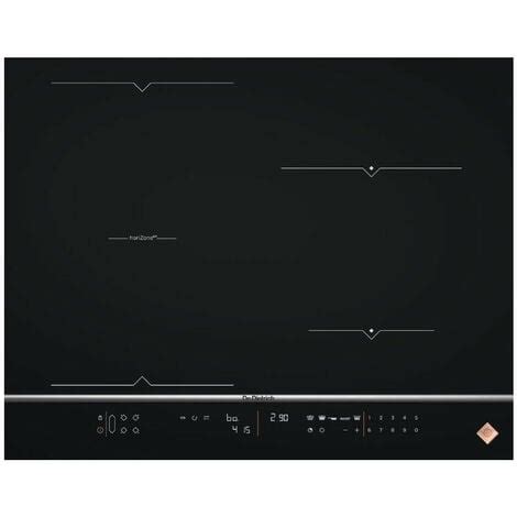 Placa de inducción 65cm 4 fuegos 7400w negro dti1043b de dietrich