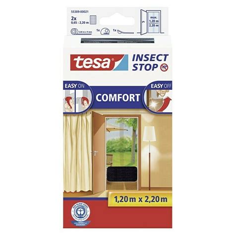 Tesa Insect Stop Insektenschutzgitter Comfort für Türen B x H 120 x