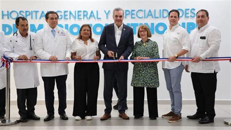 Abinader Y El Ministro Bonilla Inauguran El Hospital Mario Tolentino