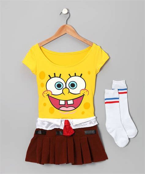 Spongebob Babe Dress Up Outfit Girls Spongebob Outfit Spongebob