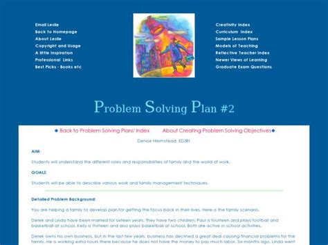 Problem Solving Lesson Plan 2 Lesson Plan for 9th - 12th Grade | Lesson ... 
