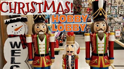 Christmas Decor Shopping Hobby Lobby 2017 Shop With Me Youtube