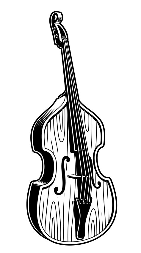 Upright Bass Clip Art