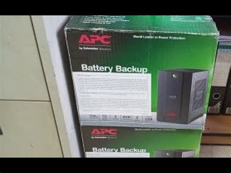 Unboxing And The Installation Of Apc Back Ups Youtube