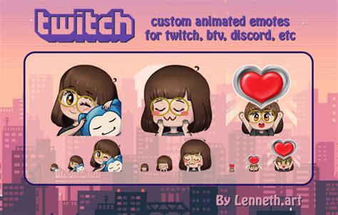 Animate Your Emotes For Twitch Btv Discord By Lenneth Fiverr