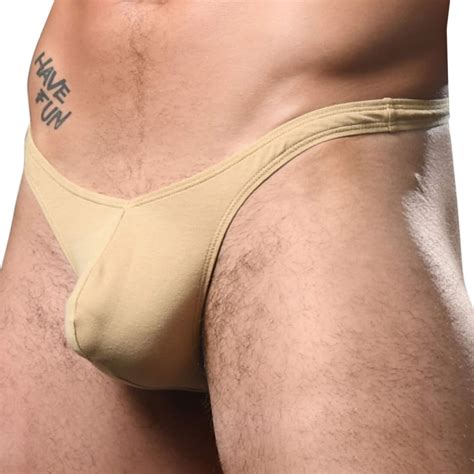 Andrew Christian String Almost Naked Deep V Cut Sable INDERWEAR