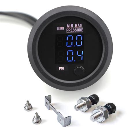 Universal Ultrathin V V Dual Pressure Air Pressure Gauge Bar Psi