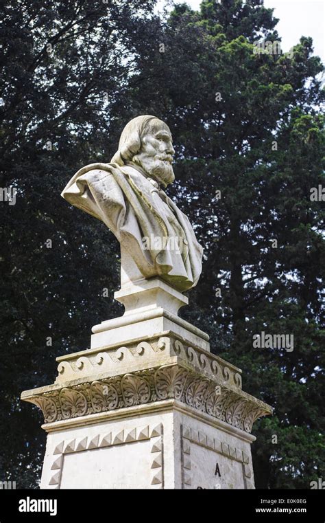 Statue Of Garibaldi In Lecce Italy Stock Photo Alamy