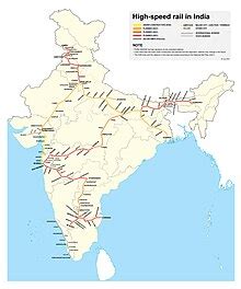 List of high-speed railway lines in India - Wikiwand