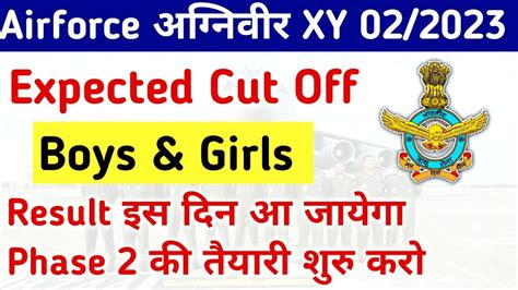 Airforce Group Xy Expected Cut Off And Result Date For Batch