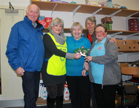 Salvation Army Receive Morrisons Vouchers – Ayr Rotary