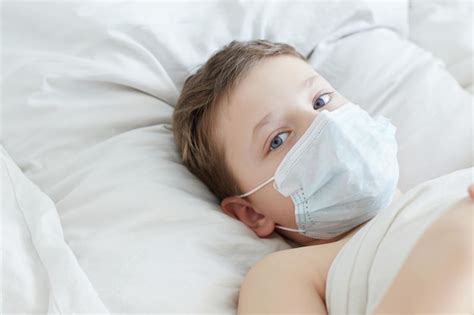 Premium Photo Child In Mask Epidemic Concept Covid19