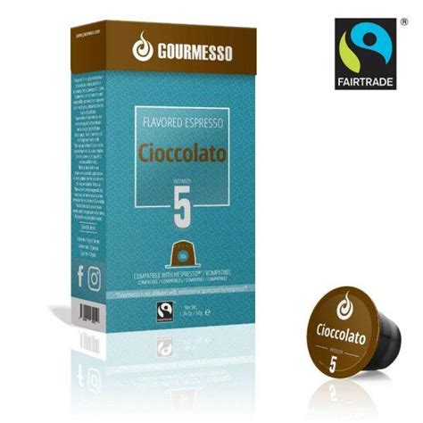 Capsule Cafea Gourmesso Cioccolato Compatibile Nespresso 10 Capsule