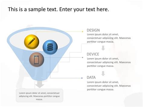 Steps Sales Funnel Analysis Powerpoint Template