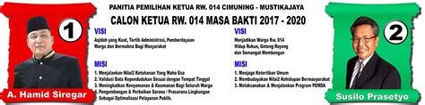 Five Fourteen Pil Rw 14 Spanduk Sosialisasi Calon Ketua Rw 14