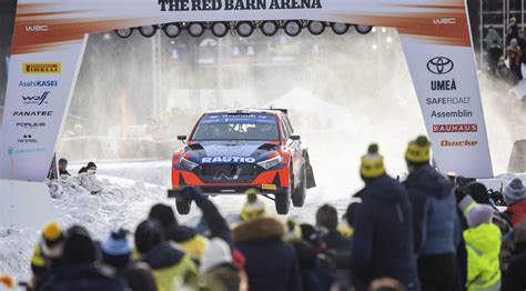 Wrc R Hyundai Motorsport Celebrates A Double Podium Finish In