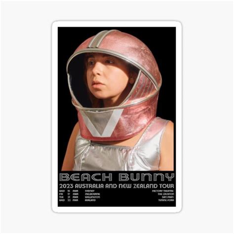 Beach Bunny Emotional Creature Tour Poster Sticker For Sale By Nics