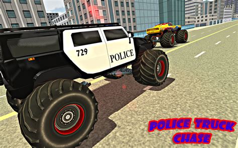 Police Monster Truck Driver : Extreme Thief Chase : Amazon.co.uk: Apps ...