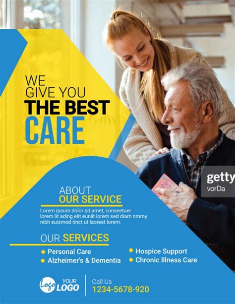 Senior Care Flyer Template Postermywall