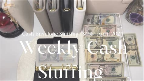 Weekly Cash Envelope Stuffing Last Week Of April Low