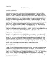 Aldol Condensation Docx CHEM 238 The Aldol Condensation Summary Of