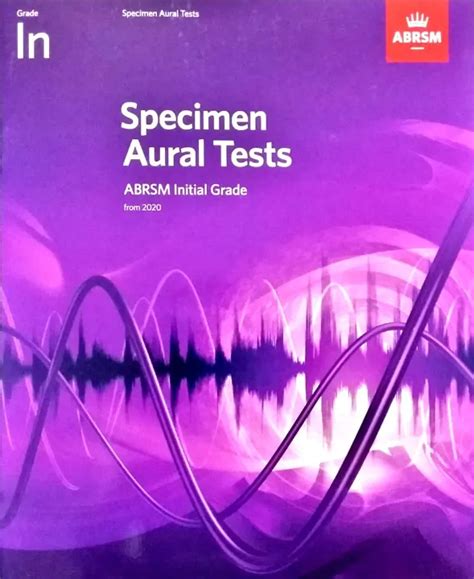 Abrsm Specimen Aural Tests From Initial Grade Lazada