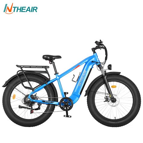 INTHEAIR ROCKET Electric Bike 26 X 4 0 Fat Tire Ebike For Adults 750W