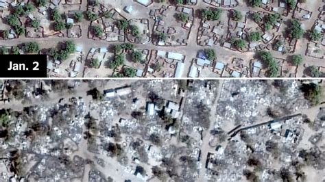 Satellite Images Show Ruin Left By Boko Haram Groups Say The New