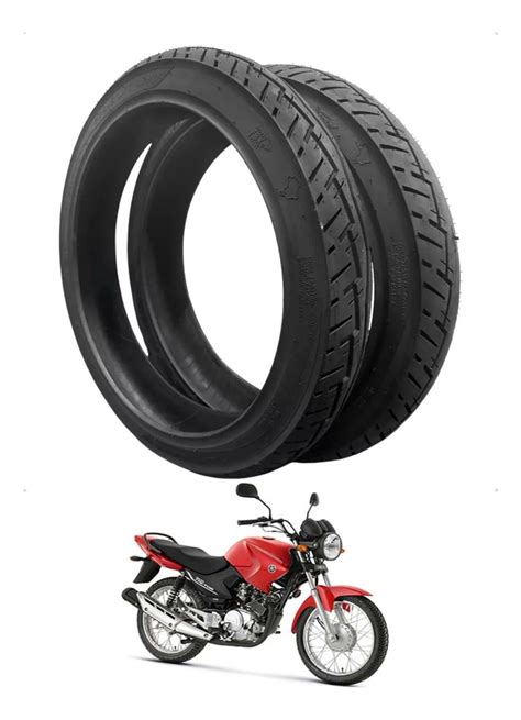 Pneu Factor 125 - Par Pneu Yamaha Factor 125 Dianteiro Traseiro London