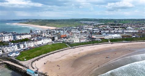 Portrush Beach Atlantic Ocean North Coast County Antrim Northern ...