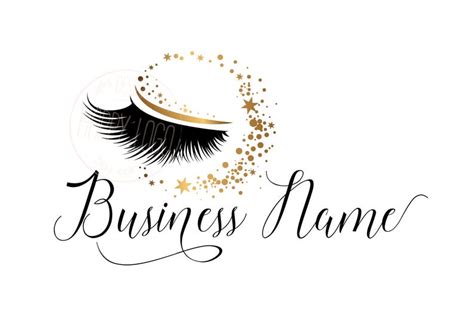 Digital Custom Logo Design Lash Glitter Logo Lash Beauty Etsy