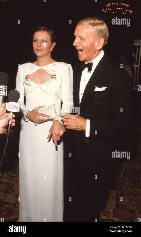 Fred Astaire And Wife Robyn Smith March 7 1985 Credit Ralph