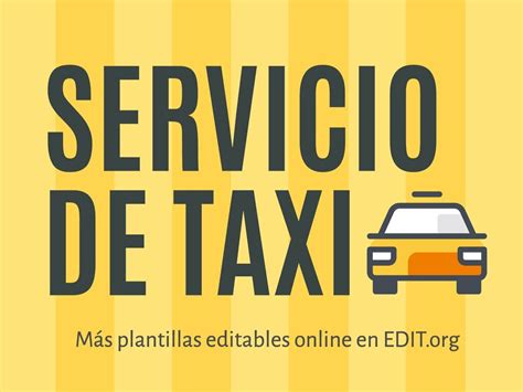 Tarjetas De Visita Y Banners Editables Para Servicios De Taxi