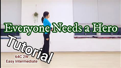 Everyone Needs a Hero Linedance Tutorial Easy Intermediate 쉽고 신나는 중급