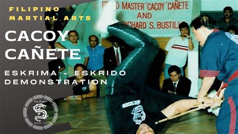 Cacoy CaÑete Doce Pares Eskrima Eskrido Sparring Defense Demo Against A