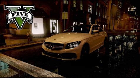 Gta 5 Redux Ultra Realistic Graphic Enb Mod C63 Amg 2016 1080p