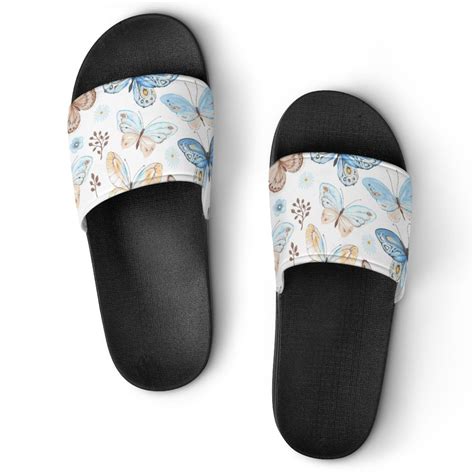 GZHJMY Stylish Slides For Women Men Colourful Fantasy Butterfly Soft