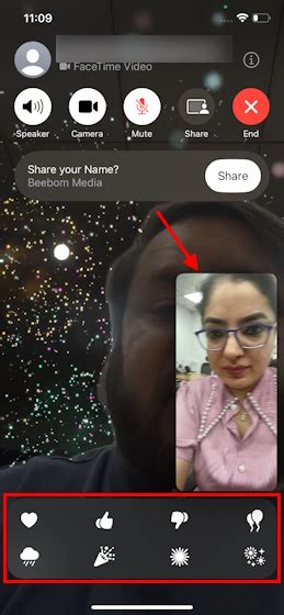 How to Use Effects in FaceTime on iOS 17 | Beebom