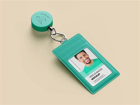 5 Free Badge Reel Retractable Id Card Mockup Psd Files Good Mockups