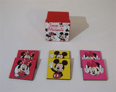 Jogo Da Mem Ria Minnie Vermelha Mdf Elo Produtos Especiais