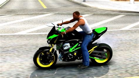 GTA San Andreas - Kawasaki z800 Modified _REVIEW - YouTube