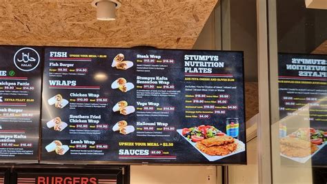 Menu At Stumpys Burgers Macarthur Square Restaurant Campbelltown