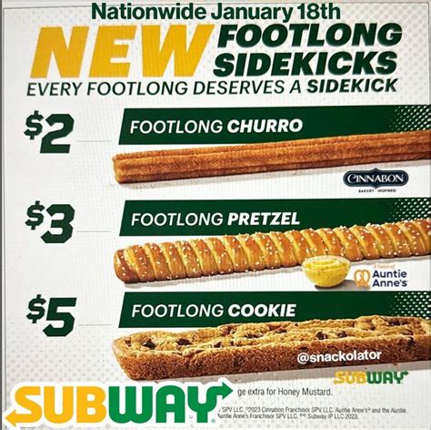 Subway Isn T Just Bringing The Footlong Cookies Next Month But