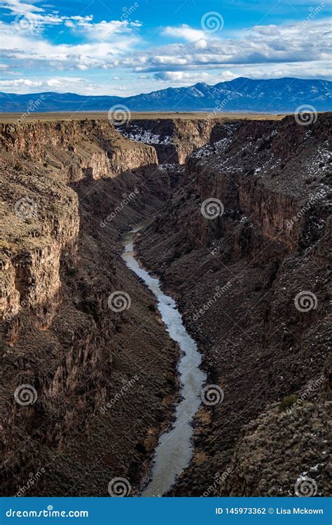 Rio Grand Gorge Bridge Taos New Mexico Stock Photo Image Of Bridge