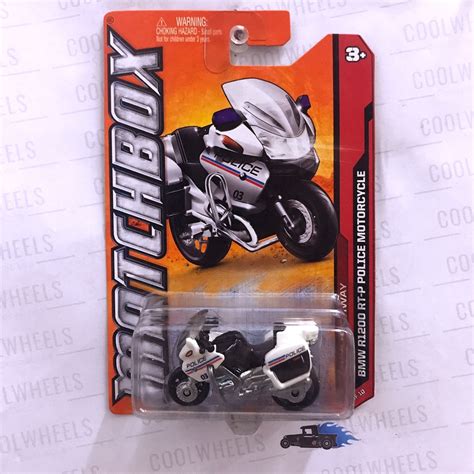 Matchbox 2012 Bmw R1200 Rt P Police Motorcycle White Shopee Malaysia