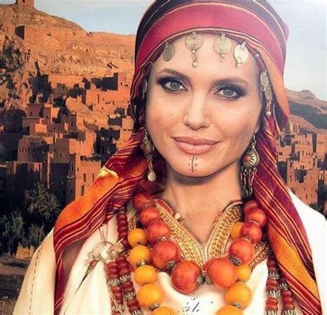 Moroccan People Angelina Jolie To Moroccan Women African Tattoo