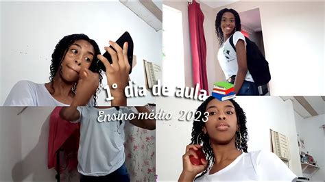 MEU PRIMEIRO DIA DE AULA 2023 Grwm 1 ano do ensino médio YouTube